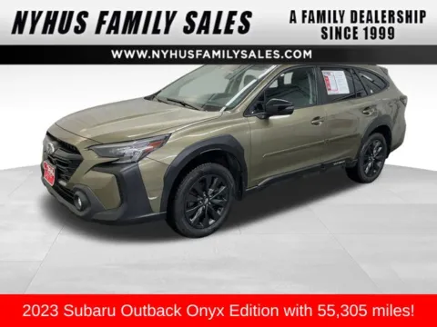 Green 2023 Subaru Outback Onyx Edition for sale in Perham, MN