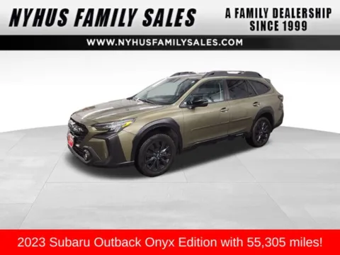 Green 2023 Subaru Outback Onyx Edition for sale in Perham, MN