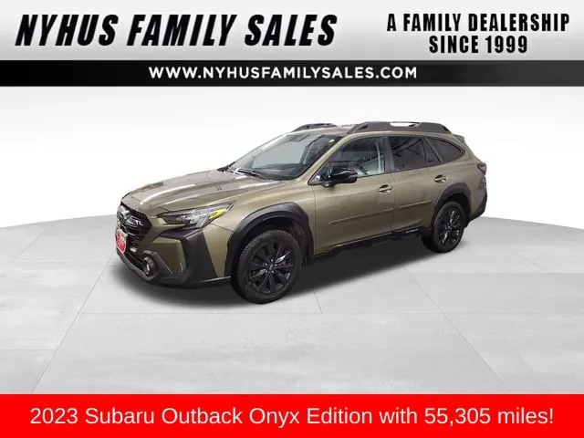 Green 2023 Subaru Outback Onyx Edition for sale in Perham, MN