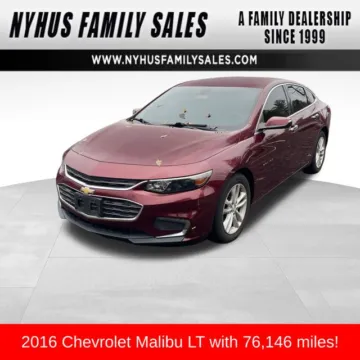 Red 2016 Chevrolet Malibu LT for sale in Perham, MN