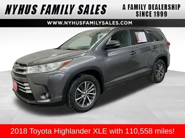 2018 Toyota Highlander XLE for sale in Perham, MN