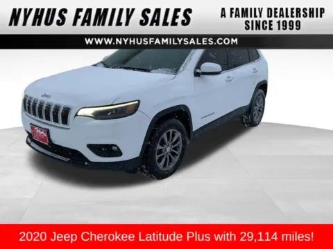 White 2020 Jeep Cherokee Latitude Plus for sale in Perham, MN