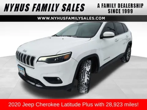 White 2020 Jeep Cherokee Latitude Plus for sale in Perham, MN