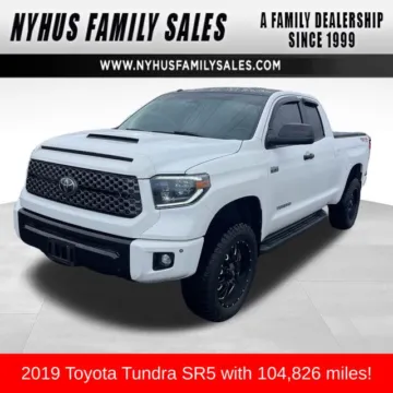 White 2019 Toyota Tundra SR5 for sale in Perham, MN
