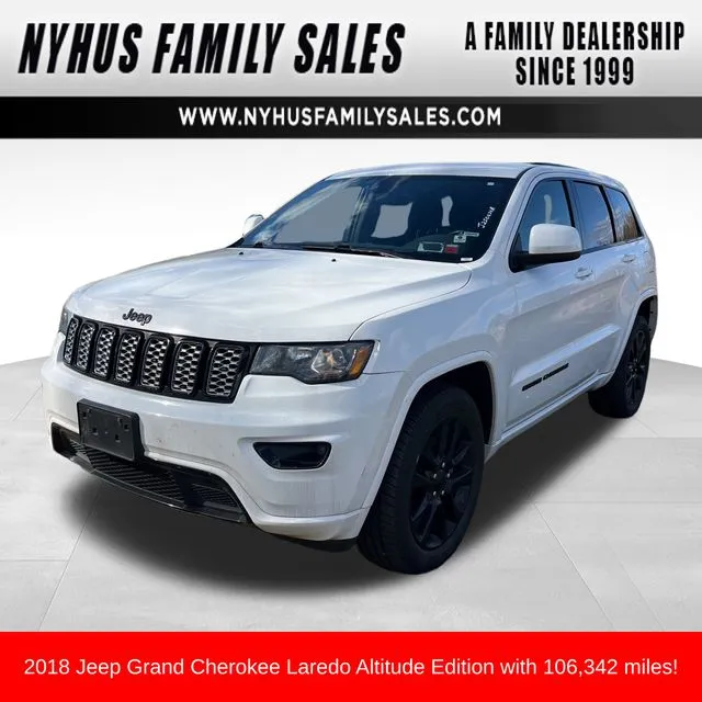 White 2018 Jeep Grand Cherokee Altitude for sale in Perham, MN