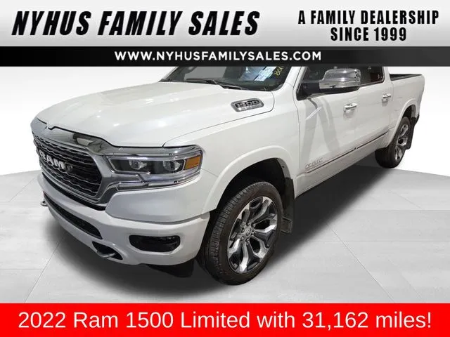 White 2022 Ram 1500 Limited for sale in Perham, MN