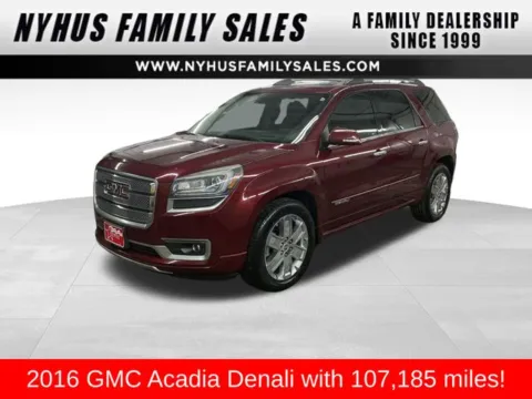 Red 2016 GMC Acadia Denali for sale in Perham, MN