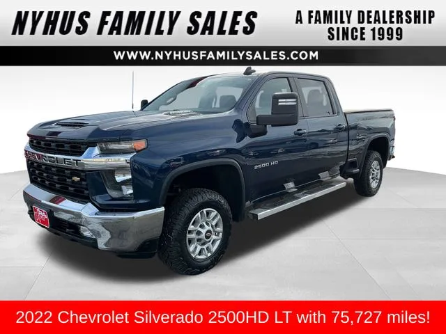 Blue 2022 Chevrolet Silverado 2500HD LT for sale in Perham, MN