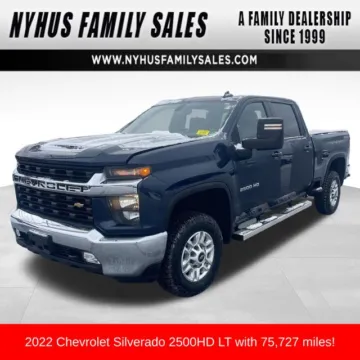 Blue 2022 Chevrolet Silverado 2500HD LT for sale in Perham, MN