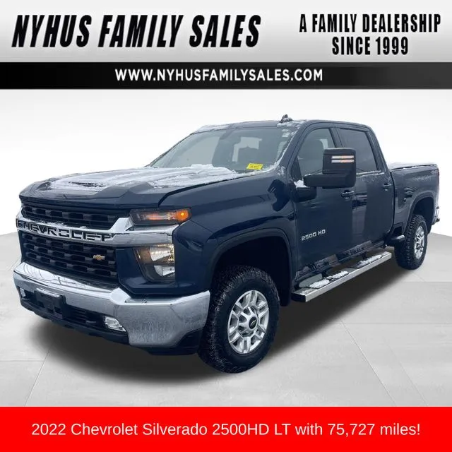 Blue 2022 Chevrolet Silverado 2500HD LT for sale in Perham, MN