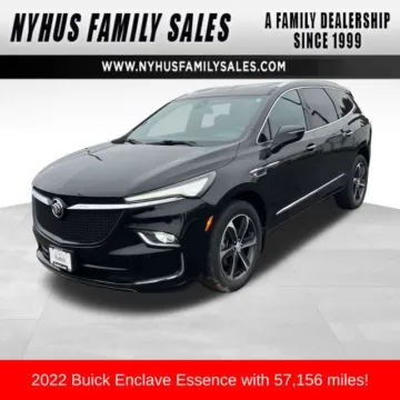 Black 2022 Buick Enclave Essence for sale in Perham, MN