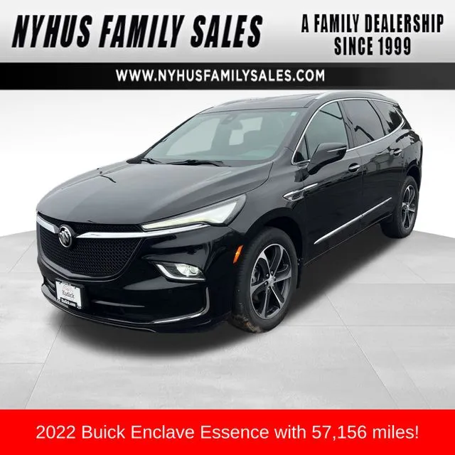 Black 2022 Buick Enclave Essence for sale in Perham, MN