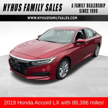 Red 2019 Honda Accord LX for sale in Perham, MN