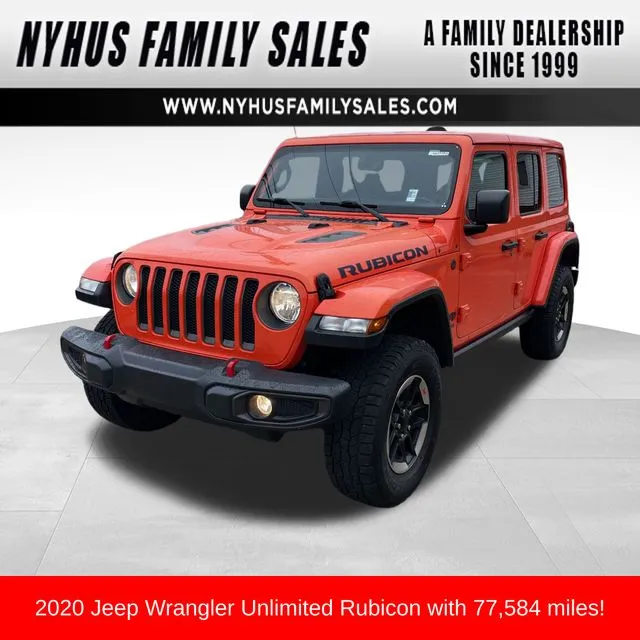 Unknown 2020 Jeep Wrangler Unlimited Rubicon for sale in Perham, MN