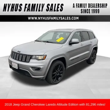 Silver 2018 Jeep Grand Cherokee Altitude for sale in Perham, MN