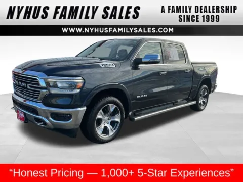 Blue 2020 Ram 1500 Laramie for sale in Perham, MN