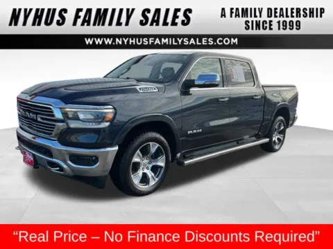 Blue 2020 Ram 1500 Laramie for sale in Perham, MN