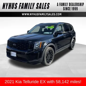 Black 2021 Kia Telluride EX for sale in Perham, MN