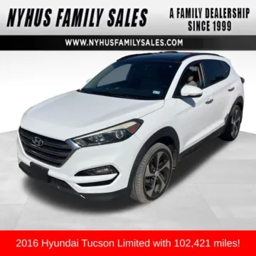 White 2016 Hyundai Tucson Limited for sale in Perham, MN