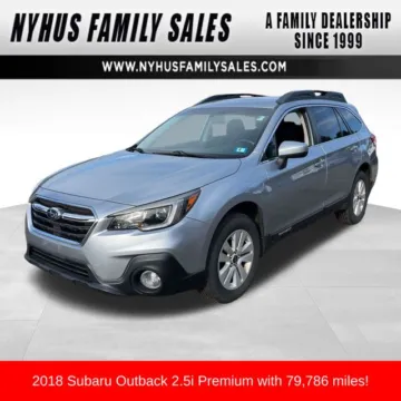 Silver 2018 Subaru Outback 2.5i Premium for sale in Perham, MN