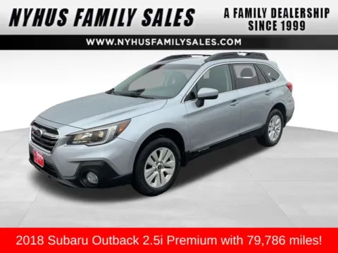 Silver 2018 Subaru Outback 2.5i Premium for sale in Perham, MN