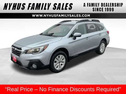 Silver 2018 Subaru Outback 2.5i Premium for sale in Perham, MN