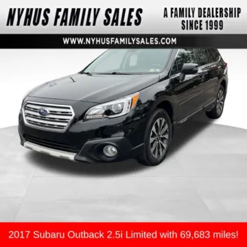 Black 2017 Subaru Outback 2.5i for sale in Perham, MN