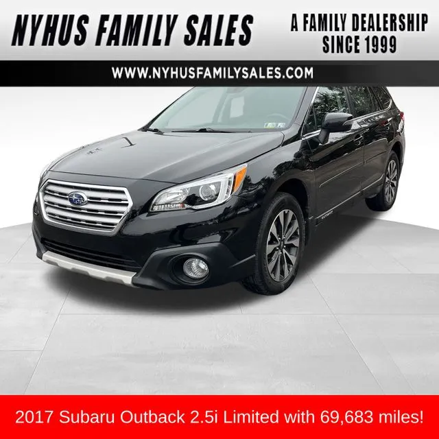Black 2017 Subaru Outback 2.5i for sale in Perham, MN