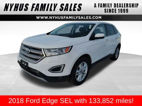 White 2018 Ford Edge SEL for sale in Perham, MN
