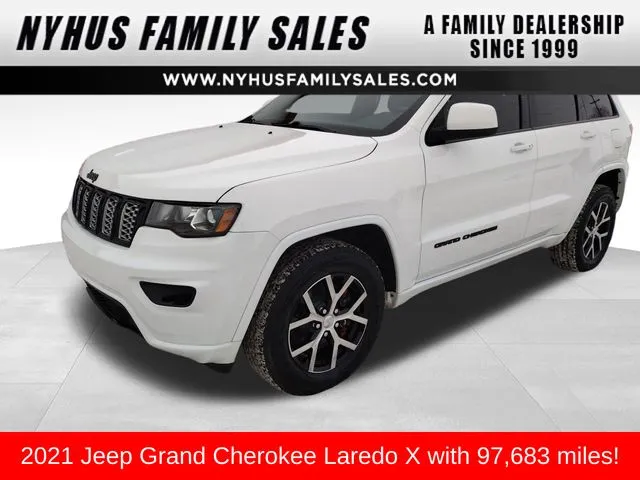 White 2021 Jeep Grand Cherokee Laredo X for sale in Perham, MN