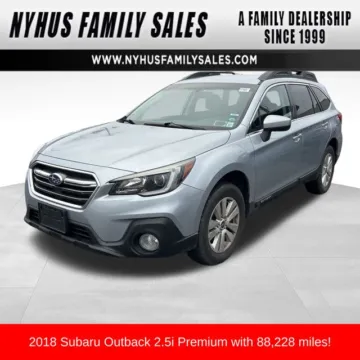 Silver 2018 Subaru Outback 2.5i Premium for sale in Perham, MN