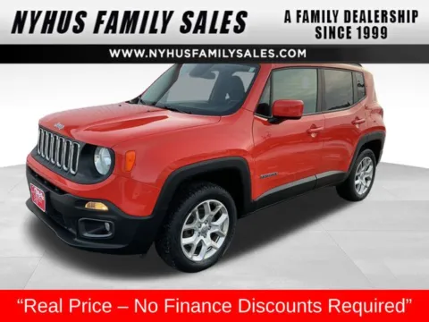 Orange 2017 Jeep Renegade Latitude for sale in Perham, MN