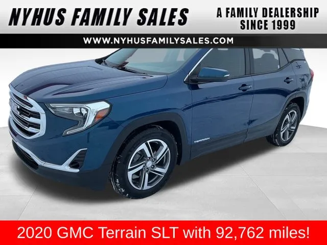 Blue 2020 GMC Terrain SLT for sale in Perham, MN
