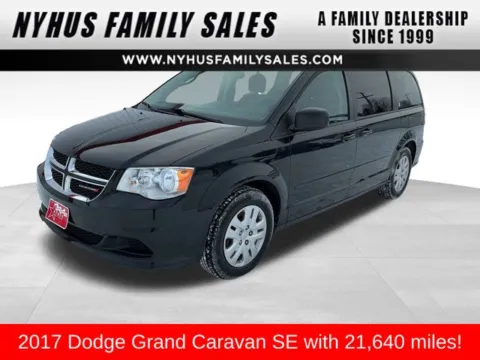 Black 2017 Dodge Grand Caravan SE for sale in Perham, MN