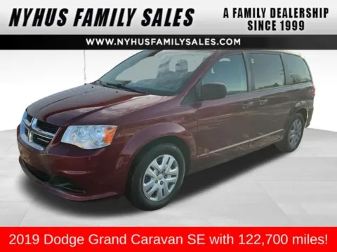 Red 2019 Dodge Grand Caravan SE for sale in Perham, MN