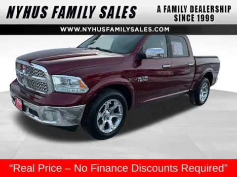 Red 2018 Ram 1500 Laramie for sale in Perham, MN