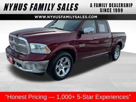 Red 2018 Ram 1500 Laramie for sale in Perham, MN