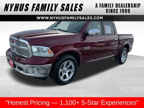 Red 2018 Ram 1500 Laramie for sale in Perham, MN
