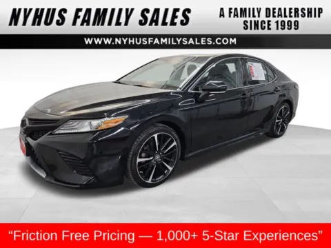 Black 2018 Toyota Camry XSE V6 for sale in Perham, MN