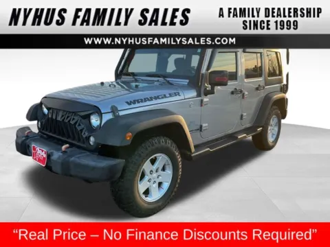 Silver 2018 Jeep Wrangler JK Unlimited Sport for sale in Perham, MN