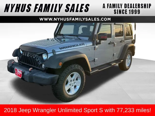 2018 Jeep Wrangler JK Unlimited Sport S's photo