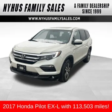 White 2017 Honda Pilot EX-L for sale in Perham, MN
