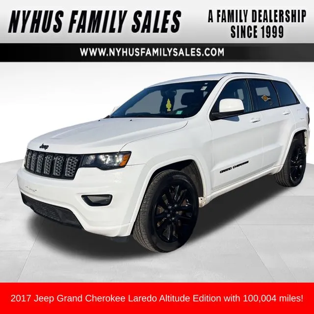 White 2017 Jeep Grand Cherokee Altitude for sale in Perham, MN
