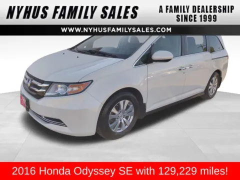 White 2016 Honda Odyssey SE for sale in Perham, MN