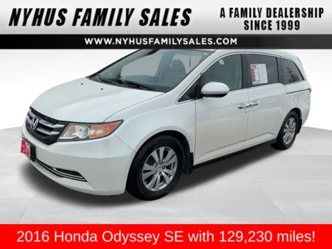 White 2016 Honda Odyssey SE for sale in Perham, MN