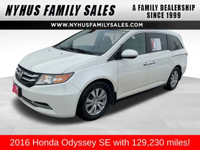 White 2016 Honda Odyssey SE for sale in Perham, MN