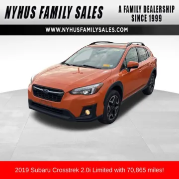 Orange 2019 Subaru Crosstrek 2.0i Limited for sale in Perham, MN