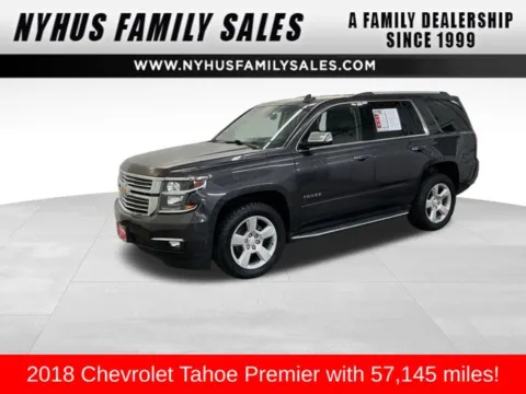 Gray 2018 Chevrolet Tahoe Premier for sale in Perham, MN
