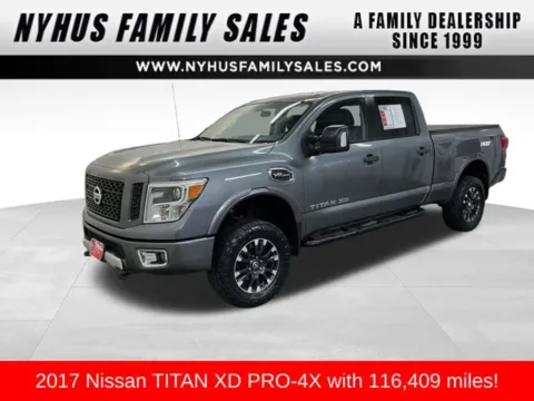 Gray 2017 Nissan Titan XD PRO-4X for sale in Perham, MN