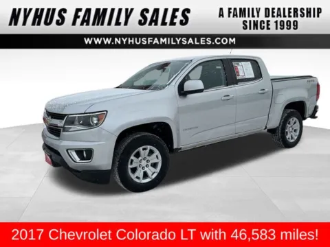Silver 2017 Chevrolet Colorado LT for sale in Perham, MN